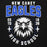 Close-up view of New Caney High School Eagles Black Premium Unisex Hoodie 204