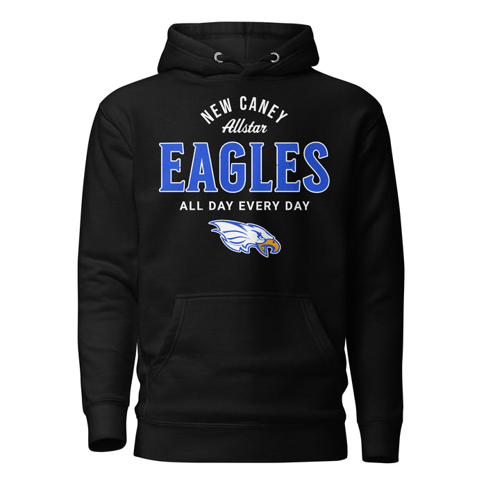 New Caney High School Eagles Black Premium Unisex Hoodie 040