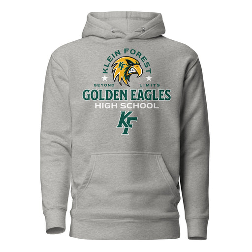 Klein Forest High School Golden Eagles Premium Carbon Grey Unisex Hoodie 222