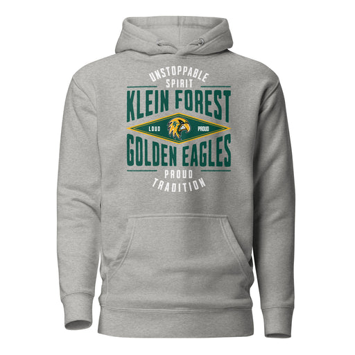 Klein Forest High School Golden Eagles Premium Carbon Grey Unisex Hoodie 210