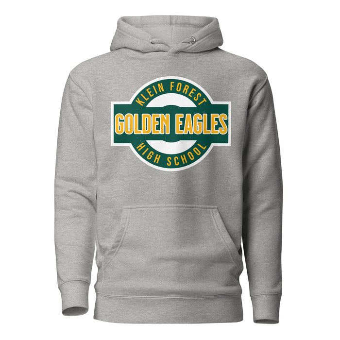 Klein Forest High School Golden Eagles Premium Carbon Grey Unisex Hoodie 011