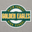 Close-up view of Klein Forest High School Golden Eagles Premium Carbon Grey Unisex Hoodie 011
