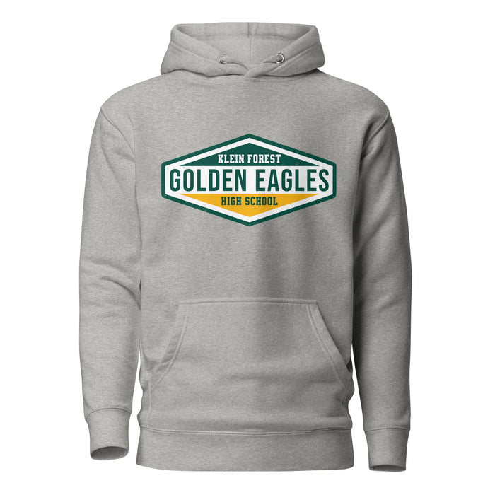 Klein Forest High School Golden Eagles Premium Carbon Grey Unisex Hoodie 009