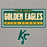 Back view of Klein Forest High School Golden Eagles Premium Carbon Grey Unisex Hoodie 049