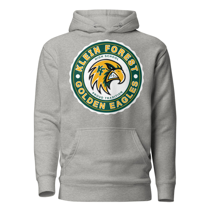 Klein Forest High School Golden Eagles Premium Carbon Grey Unisex Hoodie 216