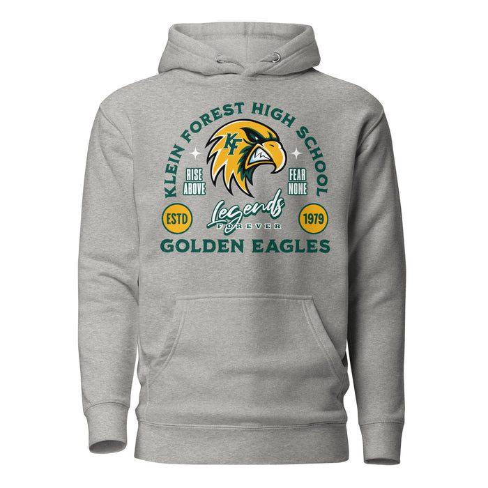 Klein Forest High School Golden Eagles Premium Carbon Grey Unisex Hoodie 208