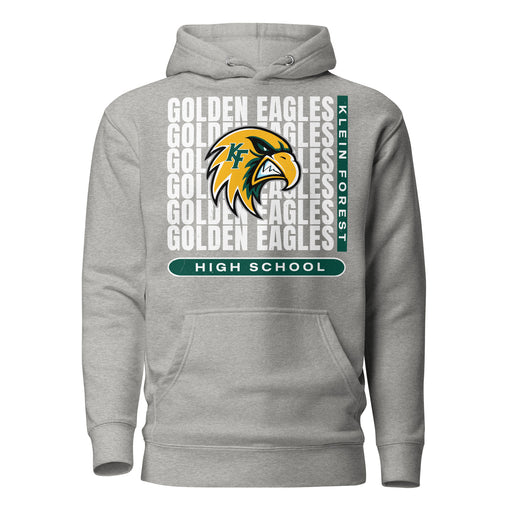 Klein Forest High School Golden Eagles Premium Carbon Grey Unisex Hoodie 235