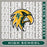 Close-up view of Klein Forest High School Golden Eagles Premium Carbon Grey Unisex Hoodie 235
