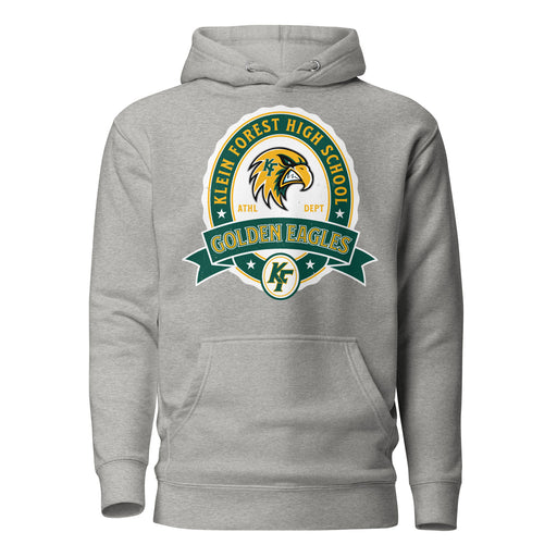 Klein Forest High School Golden Eagles Premium Carbon Grey Unisex Hoodie 212