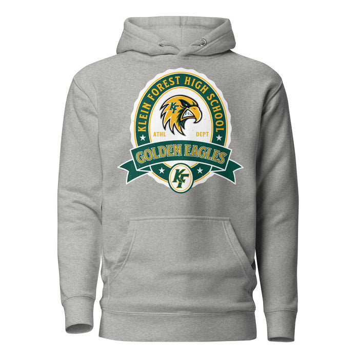Klein Forest High School Golden Eagles Premium Carbon Grey Unisex Hoodie 212