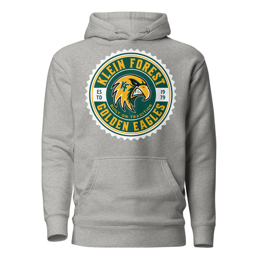 Klein Forest High School Golden Eagles Premium Carbon Grey Unisex Hoodie 203