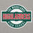 Close-up view of The Woodlands High School Highlanders Carbon Grey Premium Unisex Hoodie 011