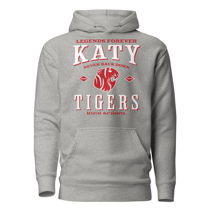 Katy High School Tigers Carbon Grey Premium Unisex Hoodie 230