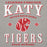 Close-up view of Katy High School Tigers Carbon Grey Premium Unisex Hoodie 230