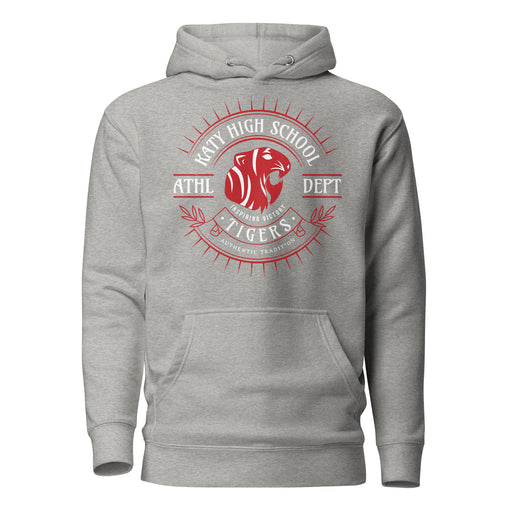 Katy High School Tigers Carbon Grey Premium Unisex Hoodie 201