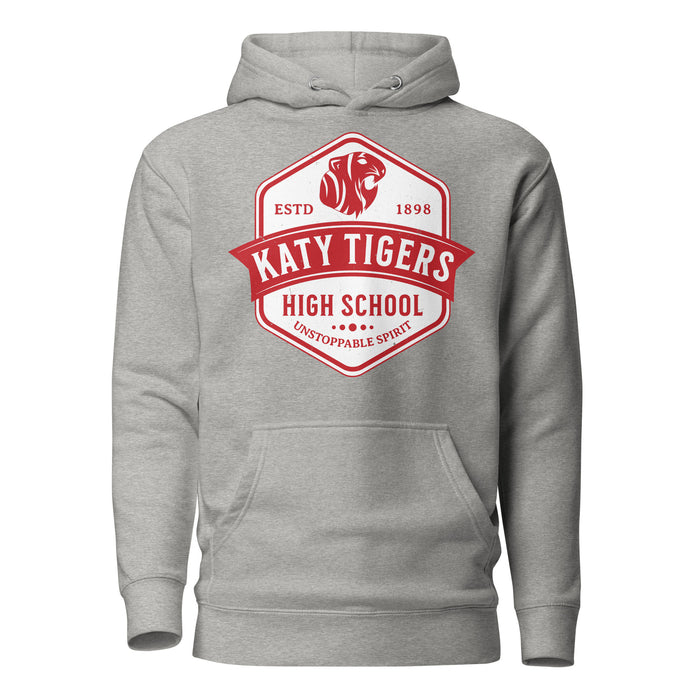 Katy High School Tigers Carbon Grey Premium Unisex Hoodie 209