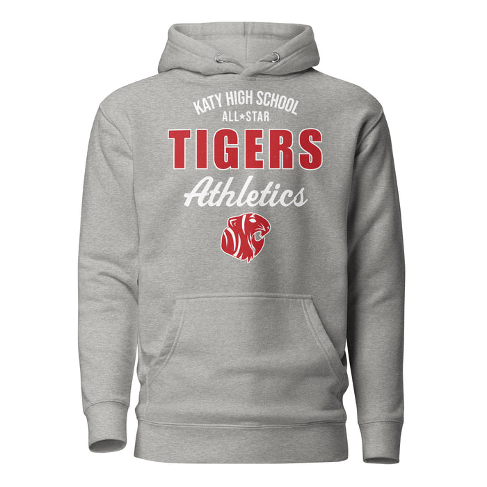 Katy High School Tigers Carbon Grey Premium Unisex Hoodie 034