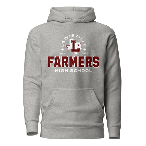 Lewisville High School Farmers Grey Classic Unisex Hoodie 222