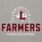 Close-up view of Lewisville High School Farmers Grey Classic Unisex Hoodie 222