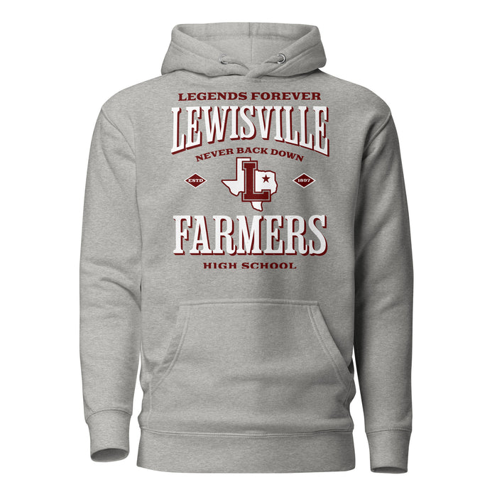 Lewisville High School Farmers Grey Classic Unisex Hoodie 230