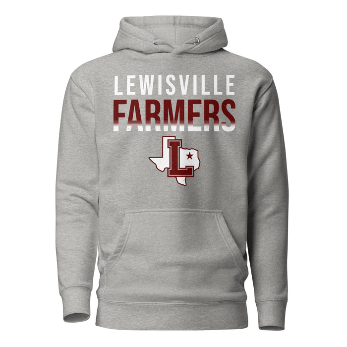 Lewisville High School Farmers Grey Classic Unisex Hoodie 024