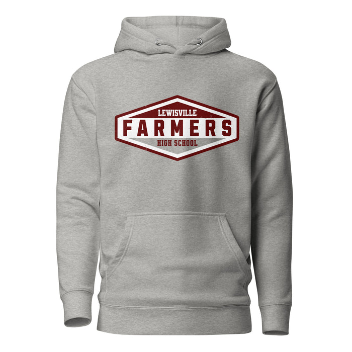 Lewisville High School Farmers Grey Classic Unisex Hoodie 009