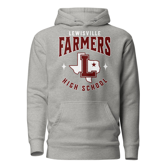Lewisville High School Farmers Grey Classic Unisex Hoodie 213