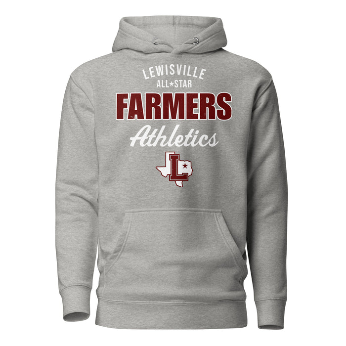 Lewisville High School Farmers Grey Classic Unisex Hoodie 034