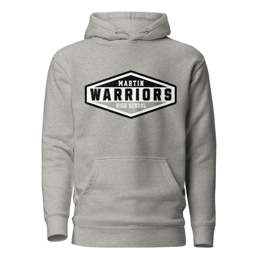 Martin High School Warriors Grey Premium Unisex Hoodie 009