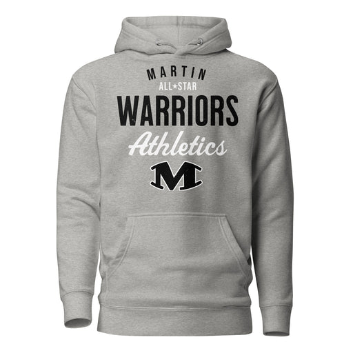 Martin High School Warriors Grey Premium Unisex Hoodie 034