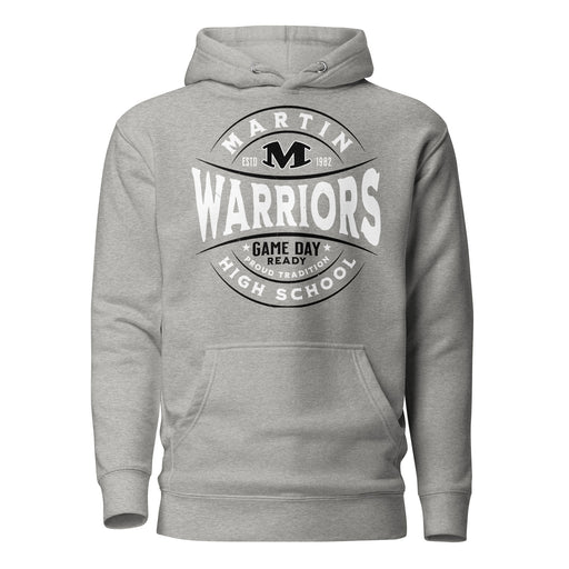 Martin High School Warriors Grey Premium Unisex Hoodie 218