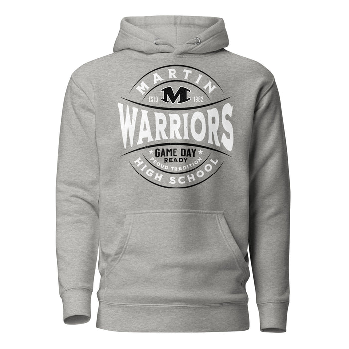 Martin High School Warriors Grey Premium Unisex Hoodie 218