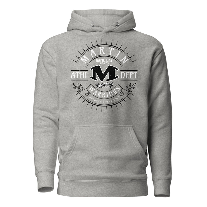 Martin High School Warriors Grey Premium Unisex Hoodie 201