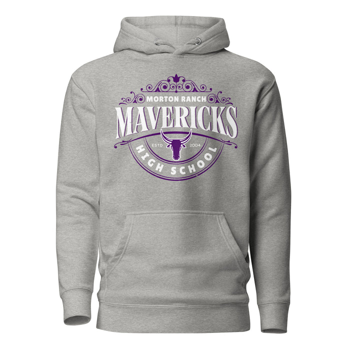 Morton Ranch High School Mavericks Premium Grey Unisex Hoodie 211