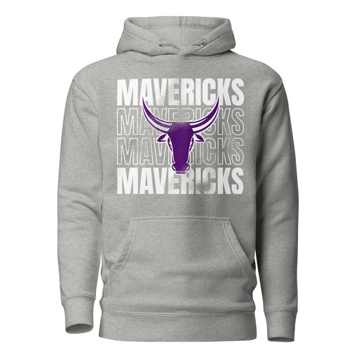 Morton Ranch High School Mavericks Premium Grey Unisex Hoodie 233