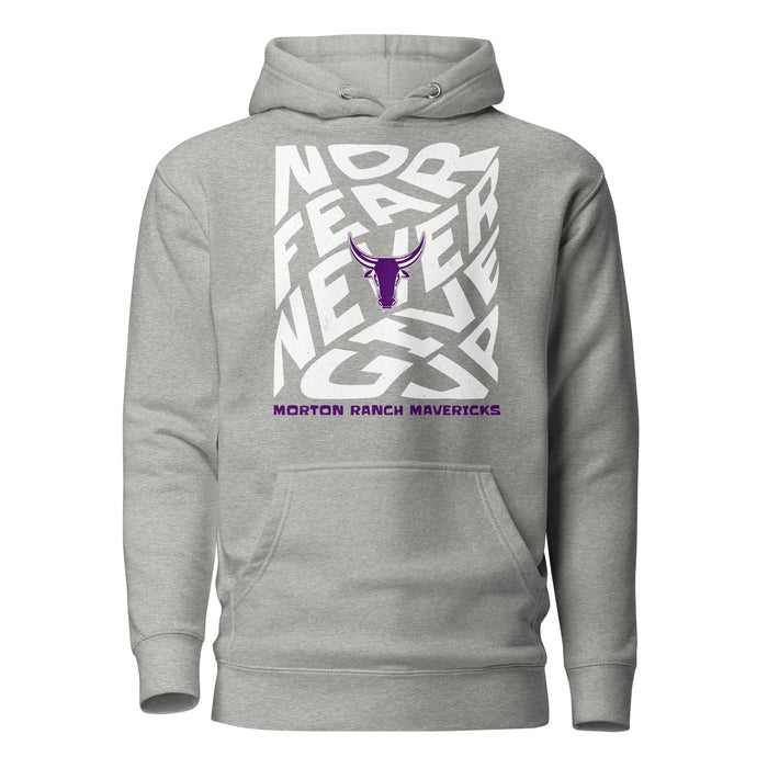 Morton Ranch High School Mavericks Premium Grey Unisex Hoodie 236