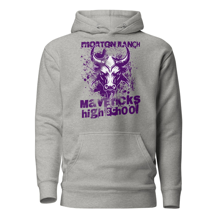 Morton Ranch High School Mavericks Premium Grey Unisex Hoodie 205