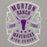 Close-up view of Morton Ranch High School Mavericks Premium Grey Unisex Hoodie 207