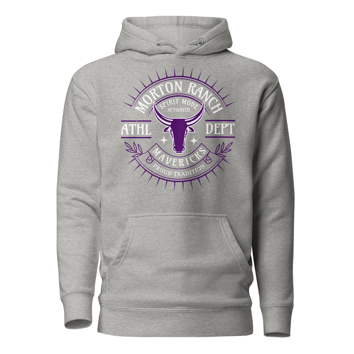Morton Ranch High School Mavericks Premium Grey Unisex Hoodie 201