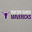 Close-up view of Morton Ranch High School Mavericks Premium Grey Unisex Hoodie 200