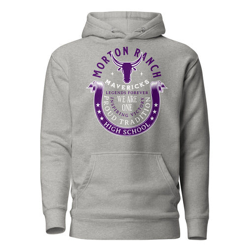 Morton Ranch High School Mavericks Premium Grey Unisex Hoodie 229