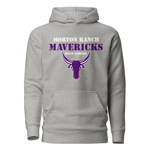 Morton Ranch High School Mavericks Premium Grey Unisex Hoodie 017