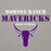 Close-up view of Morton Ranch High School Mavericks Premium Grey Unisex Hoodie 017