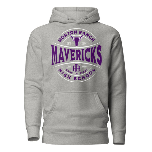 Morton Ranch High School Mavericks Premium Grey Unisex Hoodie 218