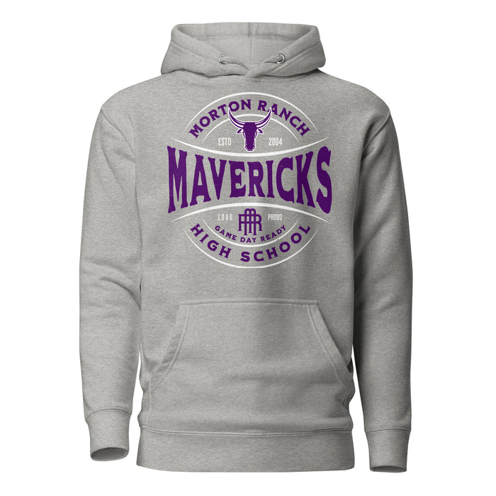 Morton Ranch High School Mavericks Premium Grey Unisex Hoodie 218