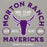 Close-up view of Morton Ranch High School Mavericks Premium Grey Unisex Hoodie 208