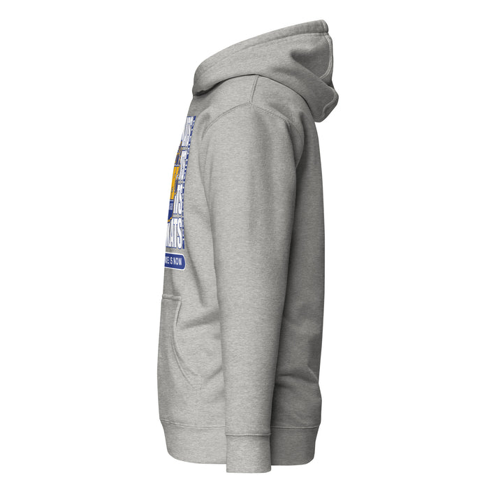 Side view of Klein High School Bearkats Carbon Grey Premium Unisex Hoodie 235