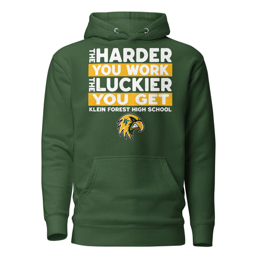 Klein Forest High School Golden Eagles Premium Forest Green Unisex Hoodie 238
