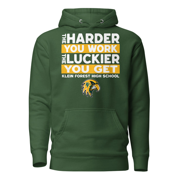 Klein Forest High School Golden Eagles Premium Forest Green Unisex Hoodie 238