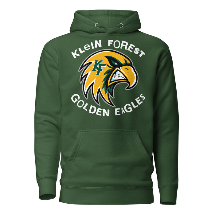 Klein Forest High School Golden Eagles Premium Forest Green Unisex Hoodie 228